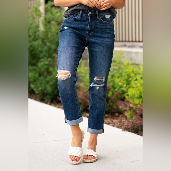 VERVET BY FLYING MONKEY Denim - Vervet by Flying Monkey Erika Stretch Mom Jeans